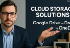 cloud storage solutions google drive vs dropbox vs onedrive