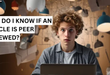 how do i know if an article is peer reviewed
