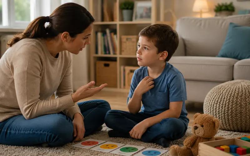 build emotional vocabulary before you expect emotional control