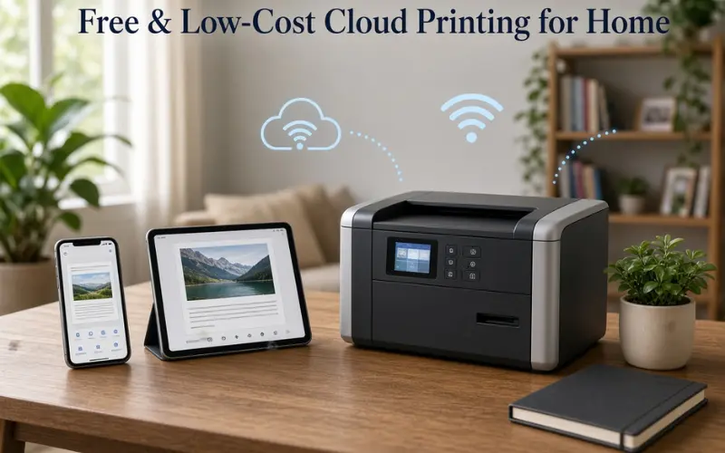 free and low-cost cloud printing solutions for home use