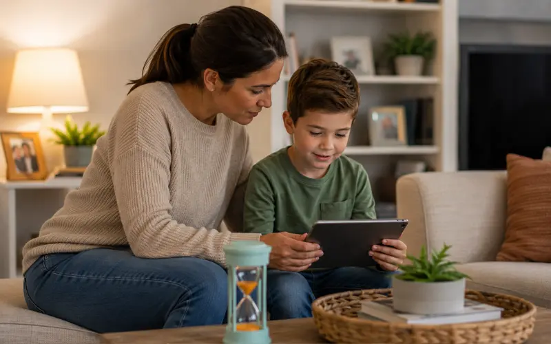 handle screen time as a structure not a fight