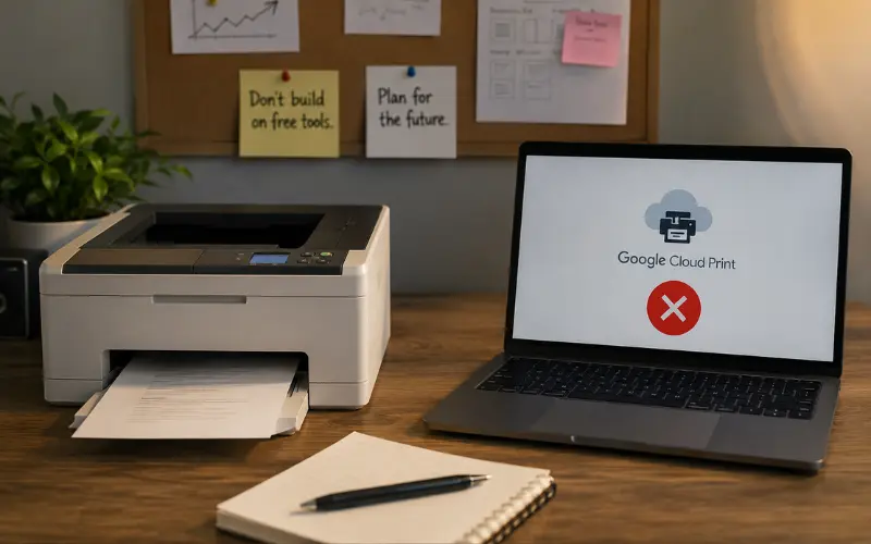 what actually killed google cloud print